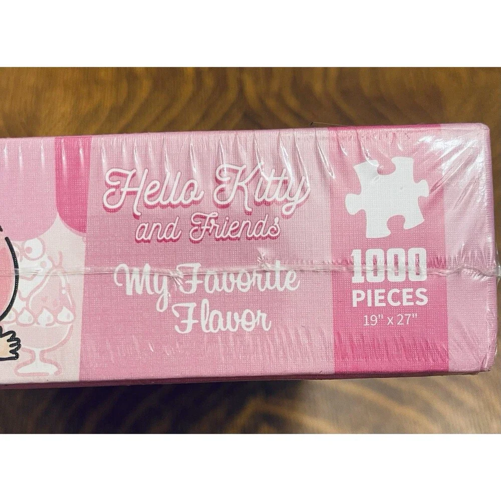 Hello Kitty and Friends My Favorite Flavor 1000-Piece Jigsaw Puzzle - Brand New